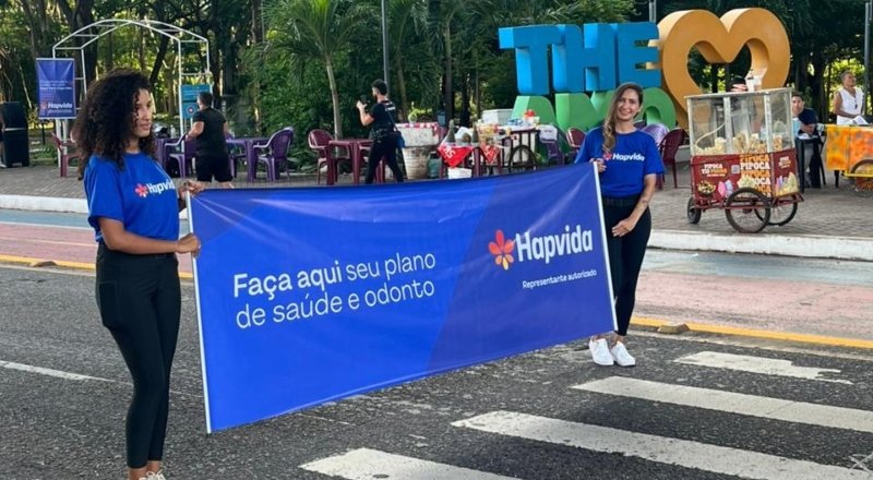 Hapvida participa da Faixa Liberada no Centro de Manaus neste domingo (22)